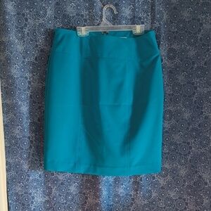 Worthington Teal Pencil Skirt
